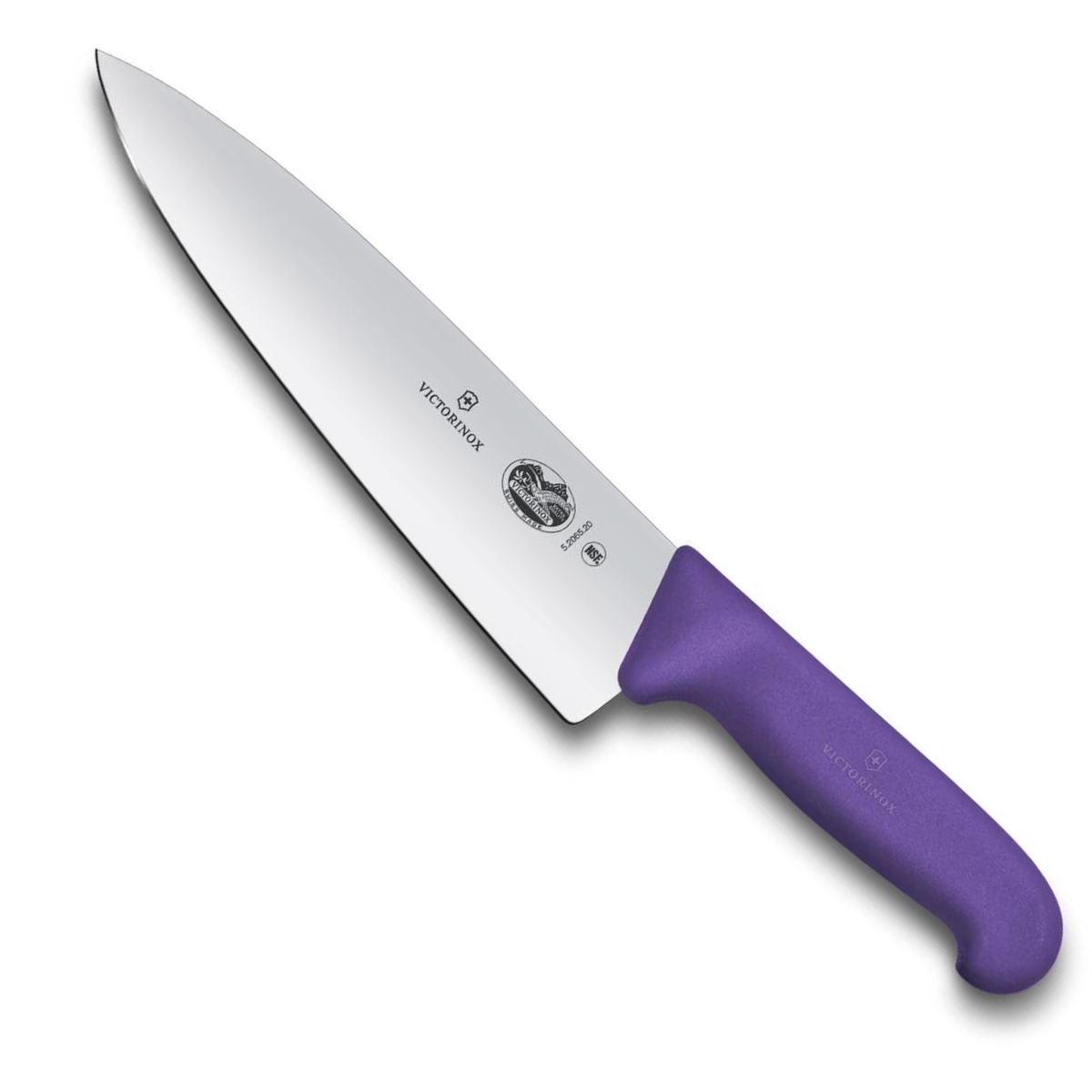 Victorinox Μαχαίρι σεφ 20 εκατ. έξτρα φαρδιά λάμα μωβ λαβή Fibrox 5.2065.20B