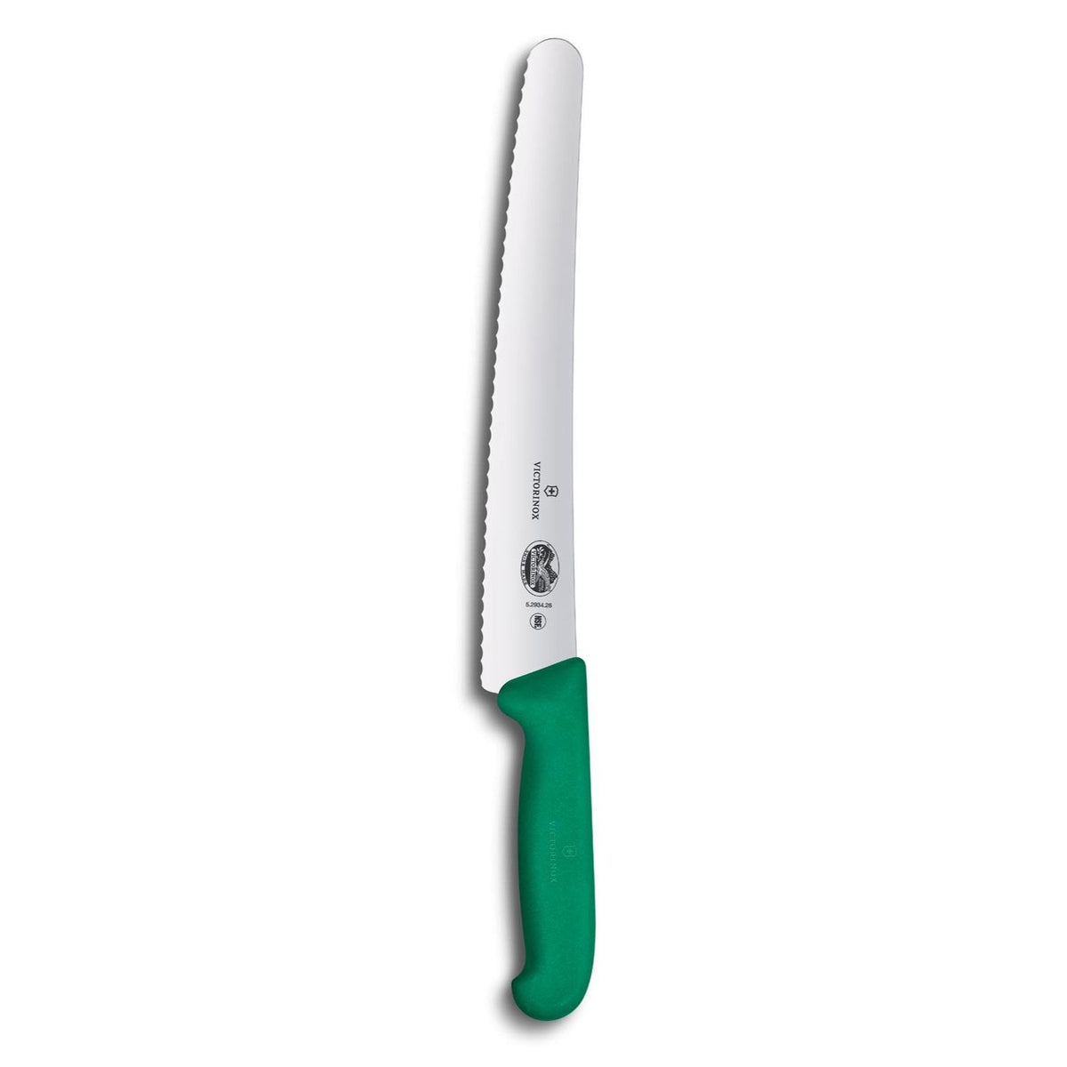 Victorinox Serrated Bread - Pastry Knife 26 cm Green Handle Fibrox 5.2934.26B