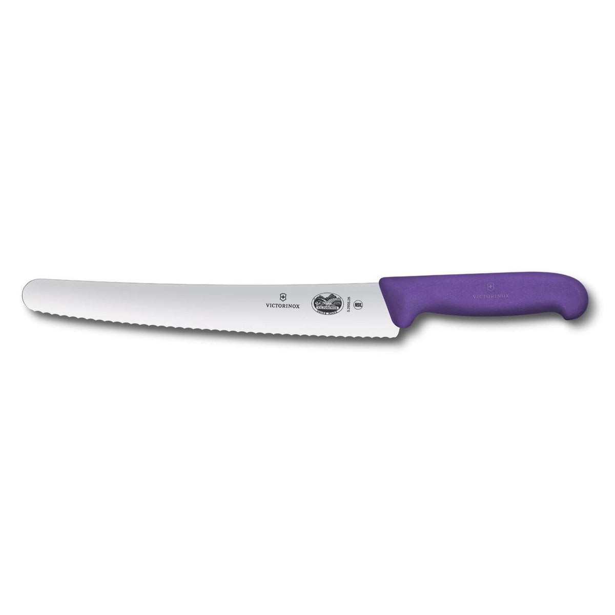 Victorinox Serrated Bread - Pastry Knife 26 cm Purple Handle Fibrox 5.2935.26B