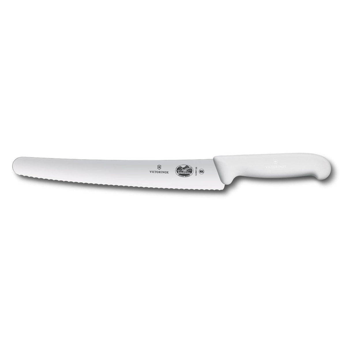 Victorinox Serrated Bread - Pastry Knife 26 cm White Handle Fibrox 5.2937.26B