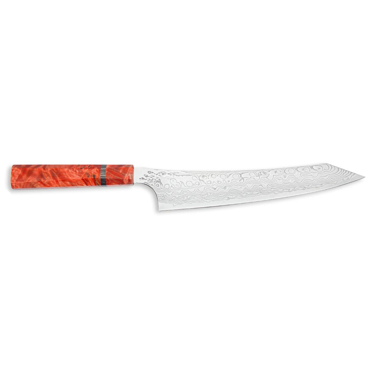 Ryusen Damascus Chef's Knife 24 cm Poplar Handle Gurenhiryu KAI GH-103