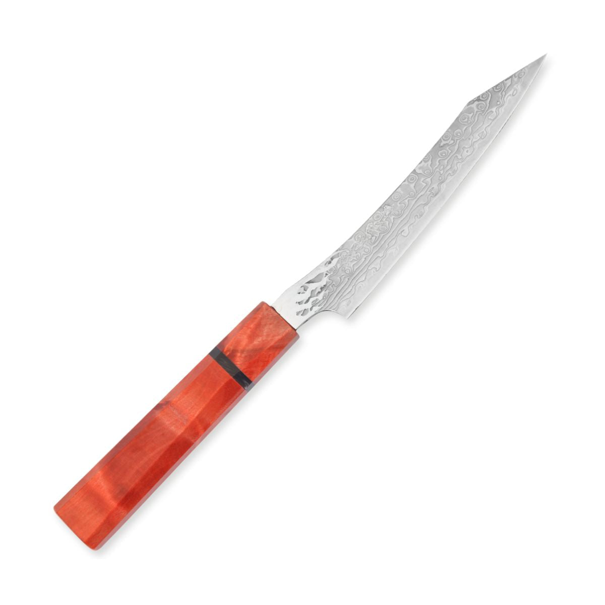 Ryusen Damascus Petty Knife 13.5 cm Poplar Handle Gurenhiryu KAI GH-115