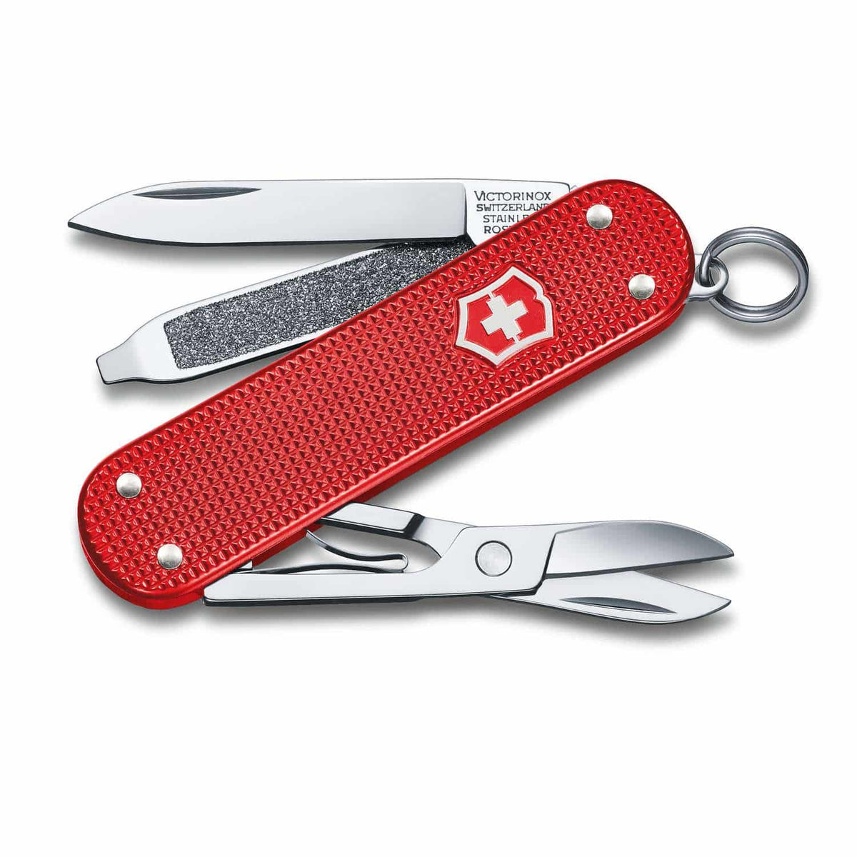 Victorinox Classic SD Alox Swiss Army Knife 58 mm 5 Functions Aluminium Scales Red Sweet Berry