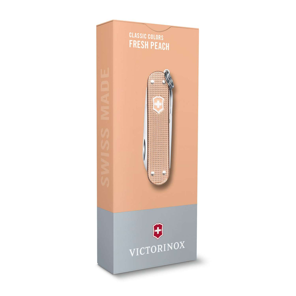 Victorinox Classic SD Alox Swiss Army Knife 58 mm 5 Functions Aluminium Scales Pink Fresh Peach