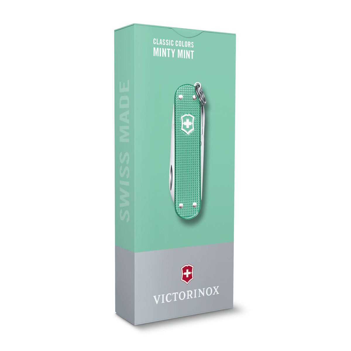 Victorinox Classic SD Alox Swiss Army Knife 58 mm 5 Functions Aluminium Scales Green Minty Mint