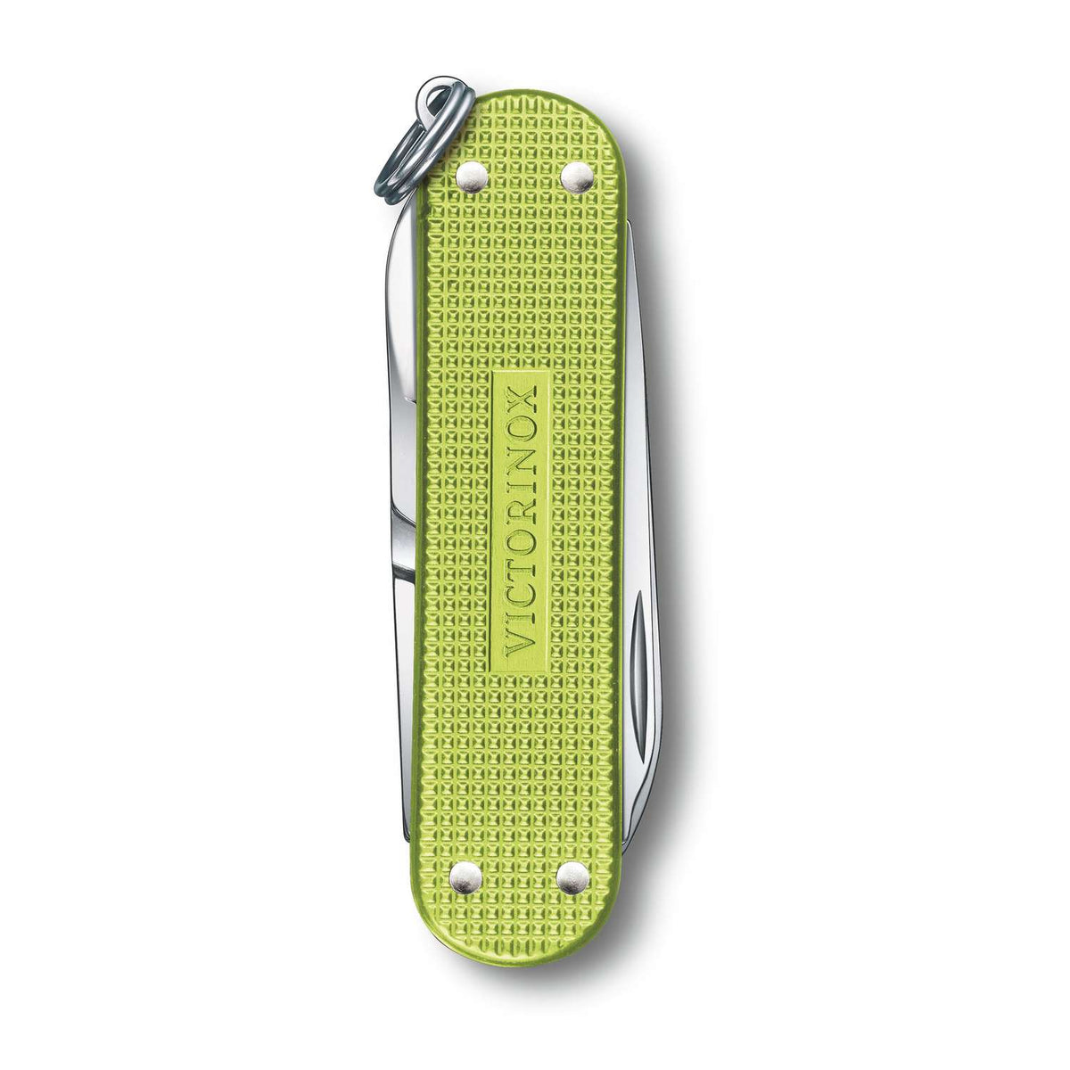 Victorinox Classic SD Alox Swiss Army Knife 58 mm 5 Functions Aluminium Scales Green Lime Twist