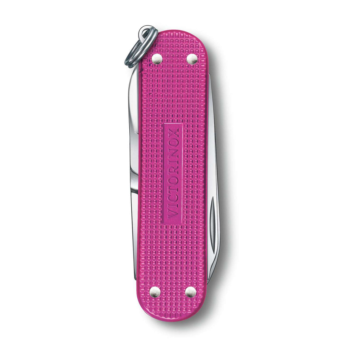 Victorinox Classic SD Alox Swiss Army Knife 58 mm 5 Functions Aluminium Scales Pink Flamingo Party
