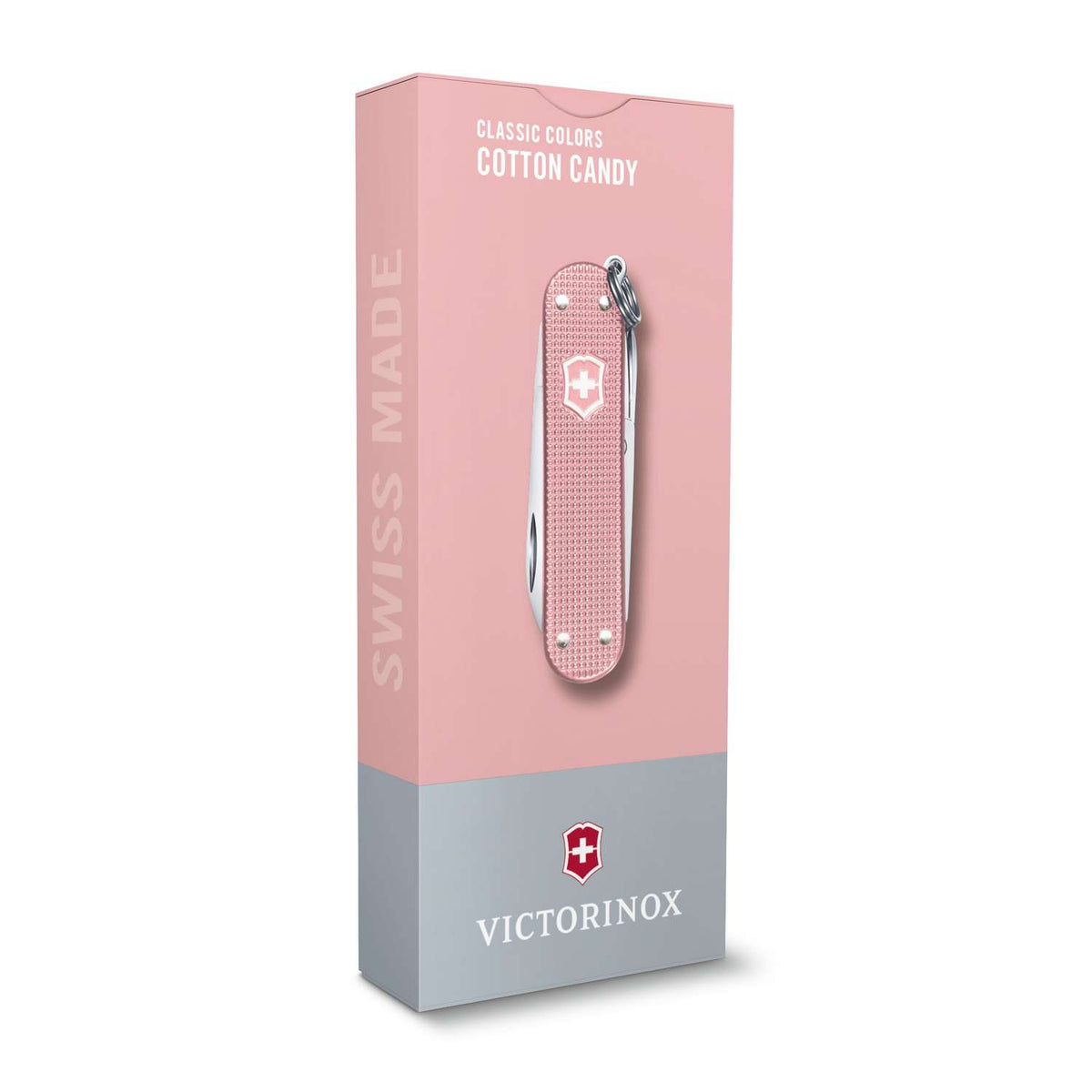 Victorinox Classic SD Alox Swiss Army Knife 58 mm 5 Functions Aluminium Scales Pink Cotton Candy