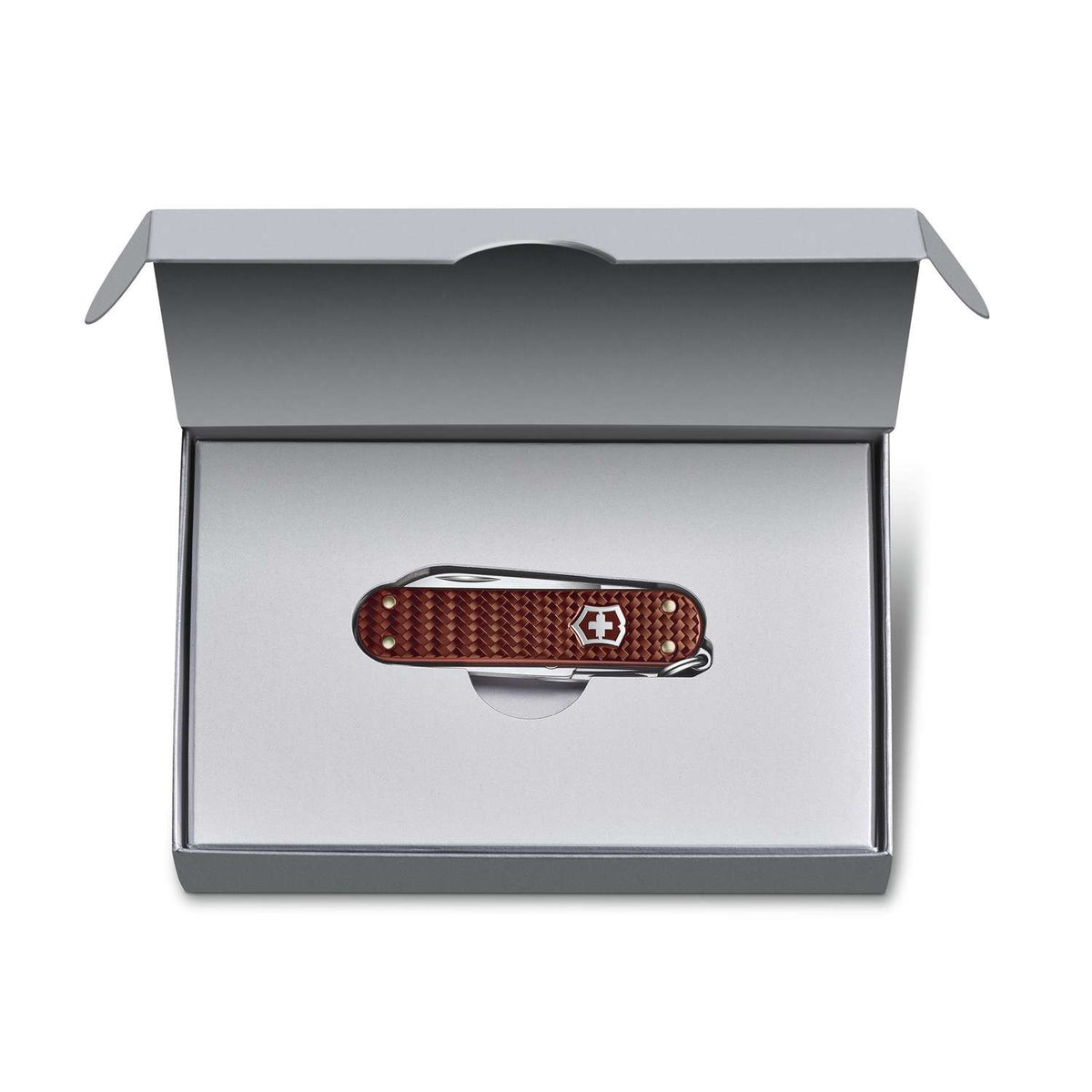 Victorinox Classic SD Precious Alox Swiss Army Knife 58 mm 5 Functions Aluminium Scales Hazel Brown