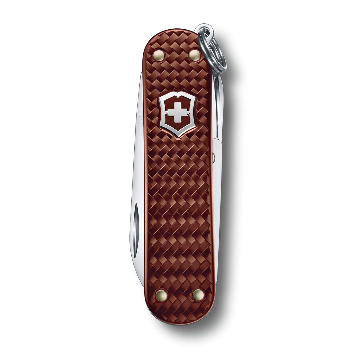 Victorinox Classic SD Precious Alox Swiss Army Knife 58 mm 5 Functions Aluminium Scales Hazel Brown