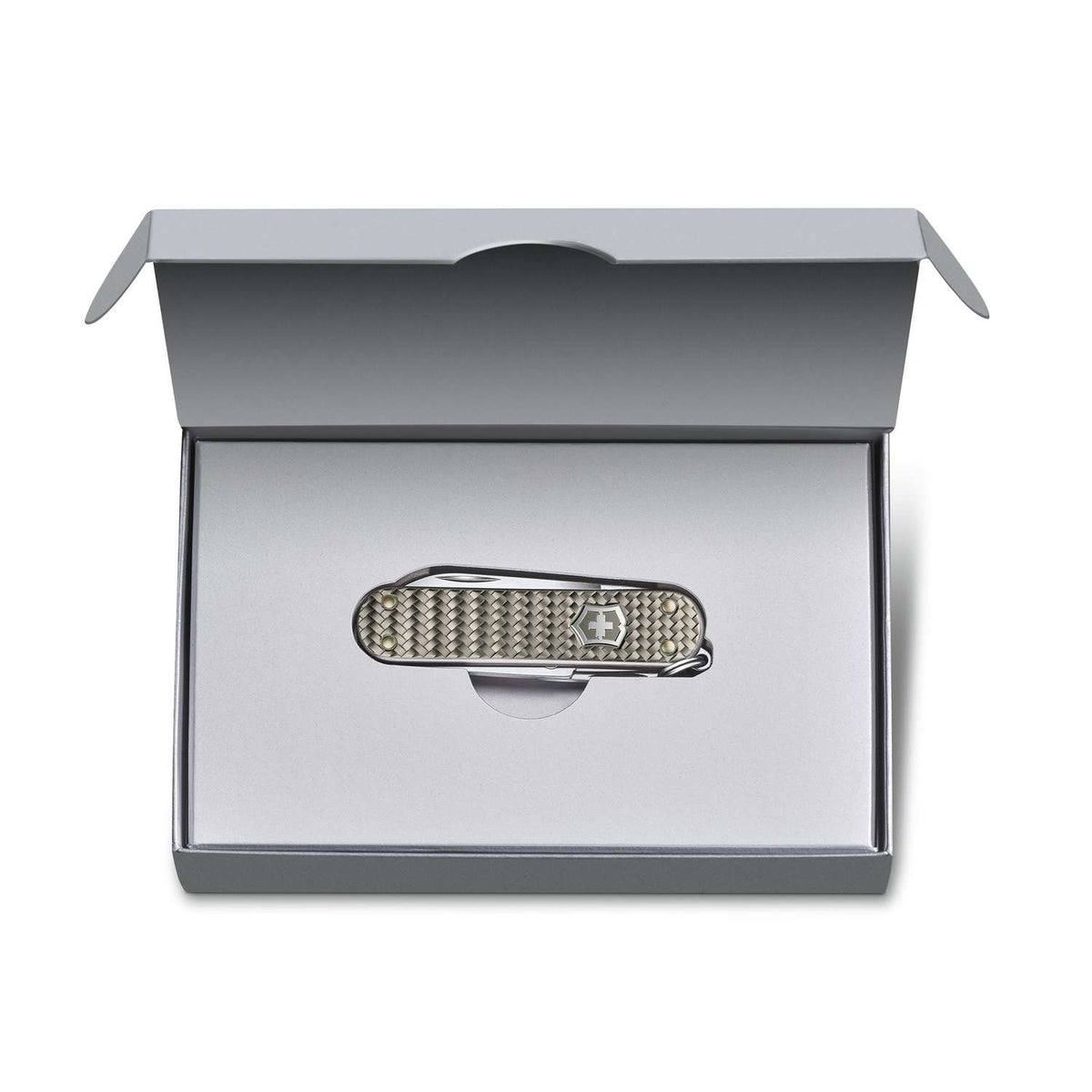 Victorinox Classic SD Precious Alox Swiss Army Knife 58 mm 5 Functions Aluminium Scales Gray Infinite Gray