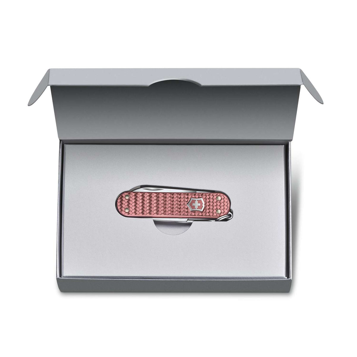 Victorinox Classic SD Precious Alox Swiss Army Knife 58 mm 5 Functions Aluminium Scales Pink Gentle Rose