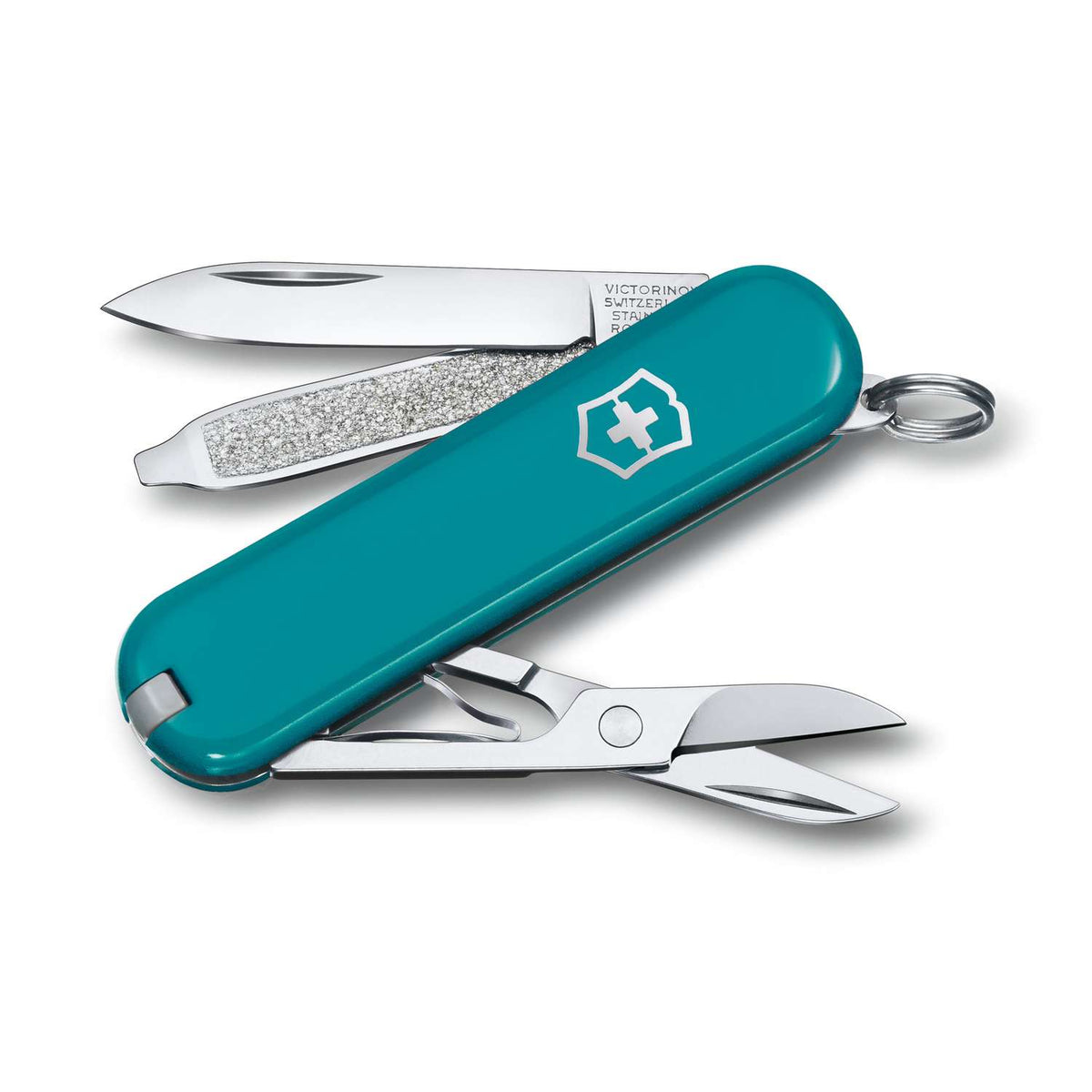 Victorinox Classic SD Swiss Army Knife 58 mm 7 Functions Turquoise Mountain Lake 0.6223.23G