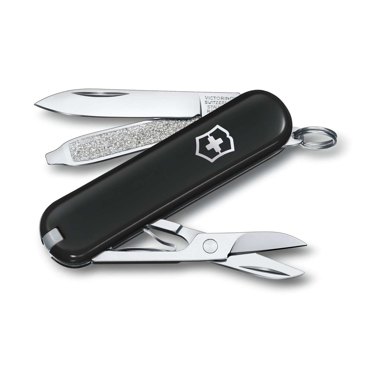 Victorinox Classic SD Swiss Army Knife 58 mm 7 Functions Black Dark Illusion 0.6223.3G
