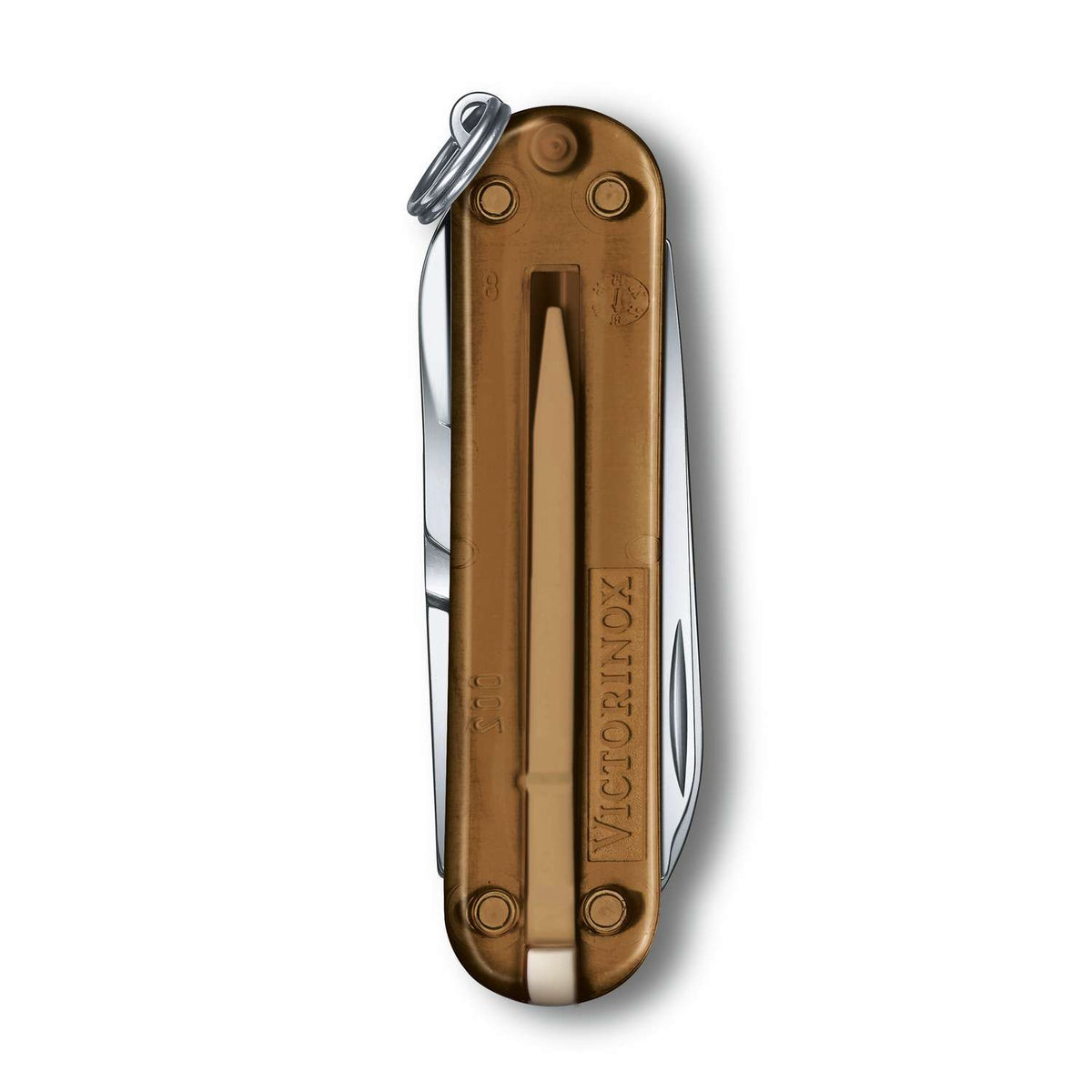Victorinox Classic SD Swiss Army Knife 58 mm 7 Functions Beige Transparent Chocolate Fudge