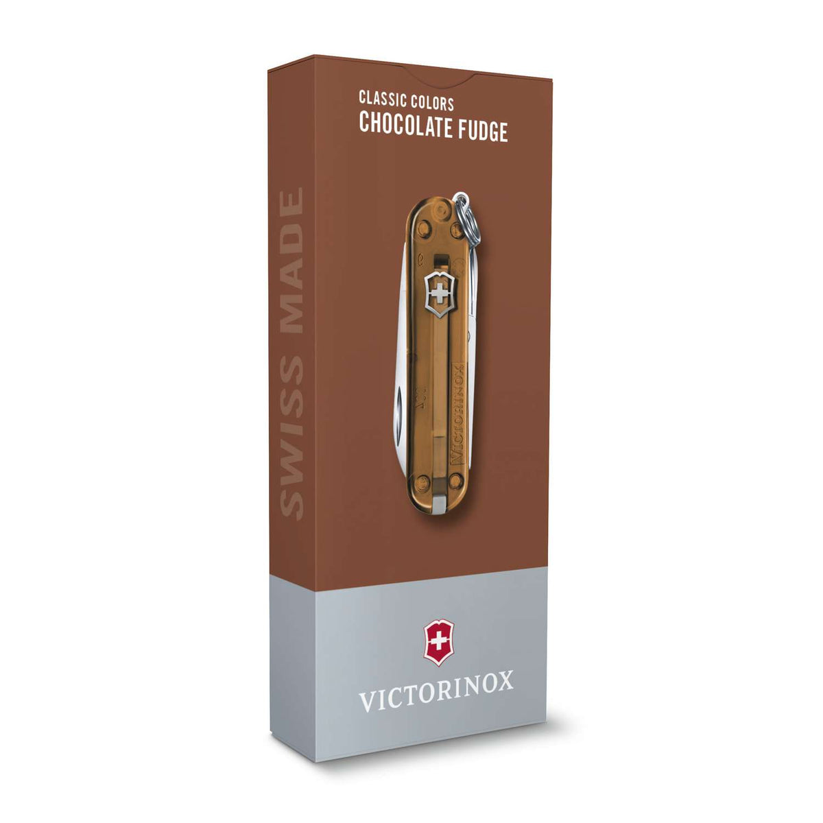 Victorinox Classic SD Swiss Army Knife 58 mm 7 Functions Beige Transparent Chocolate Fudge