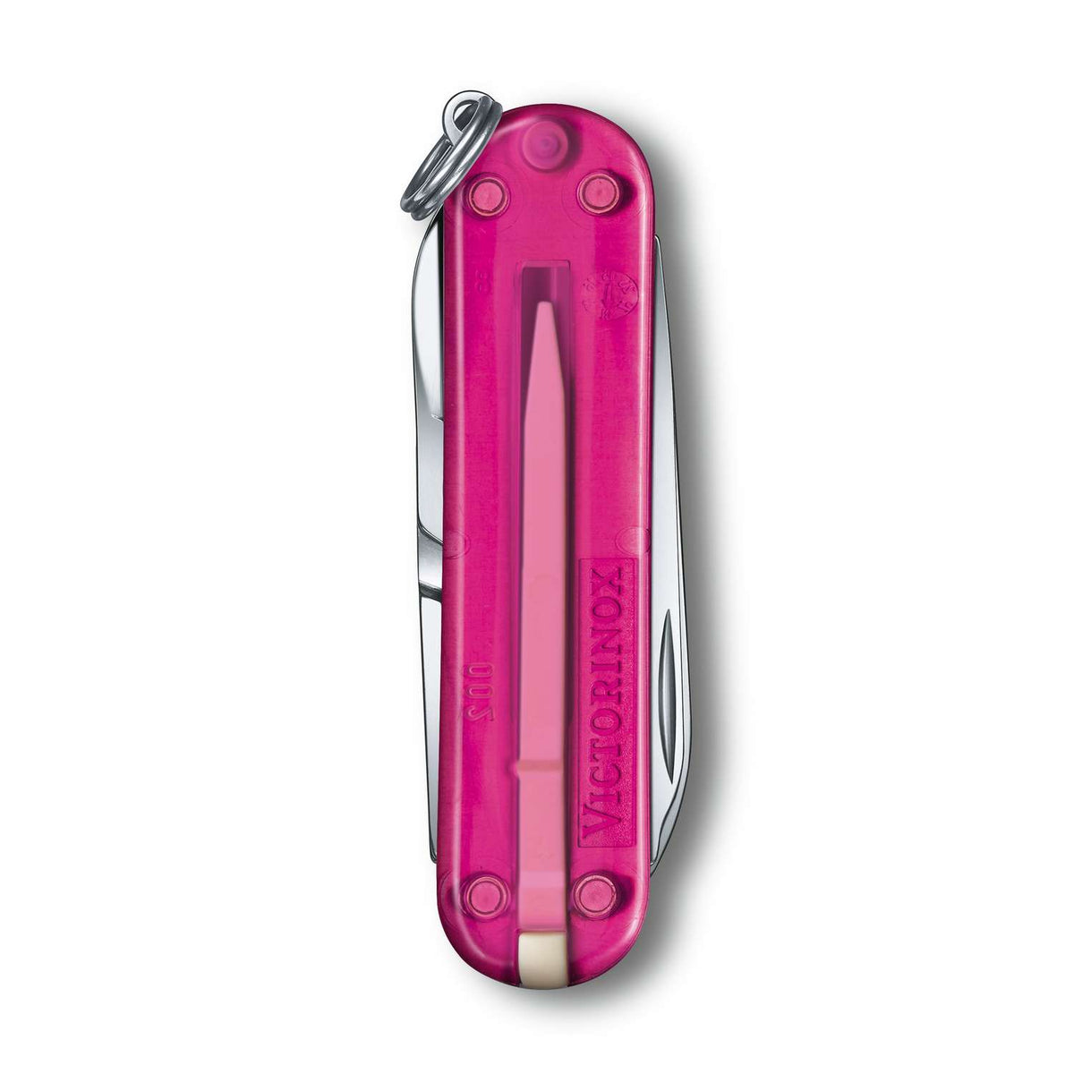 Victorinox Classic SD Swiss Army Knife 58 mm 7 Functions Pink Transparent Cupcake Dream 0.6223.T5G