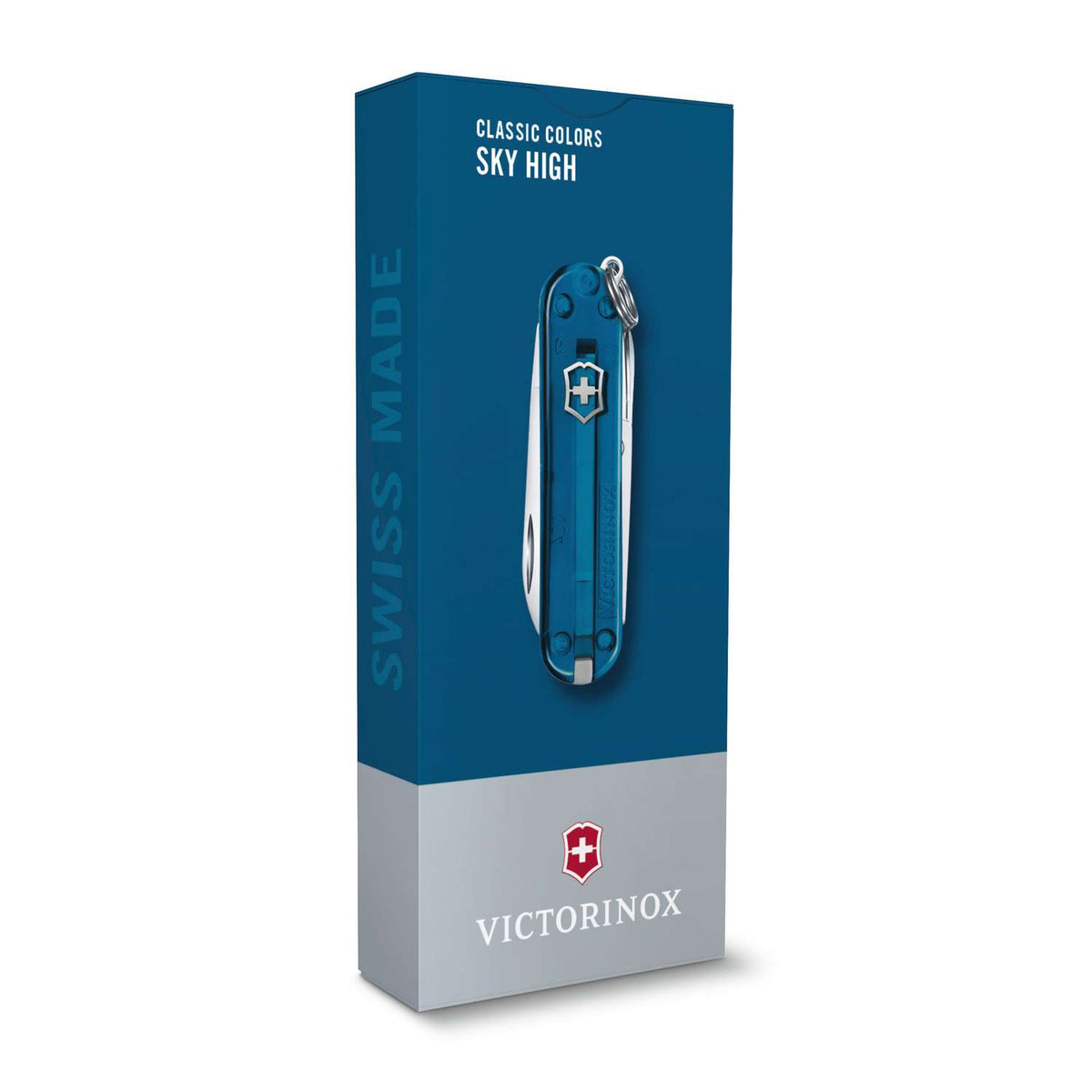 Victorinox Classic SD Swiss Army Knife 58 mm 7 Functions Blue Transparent Sky High