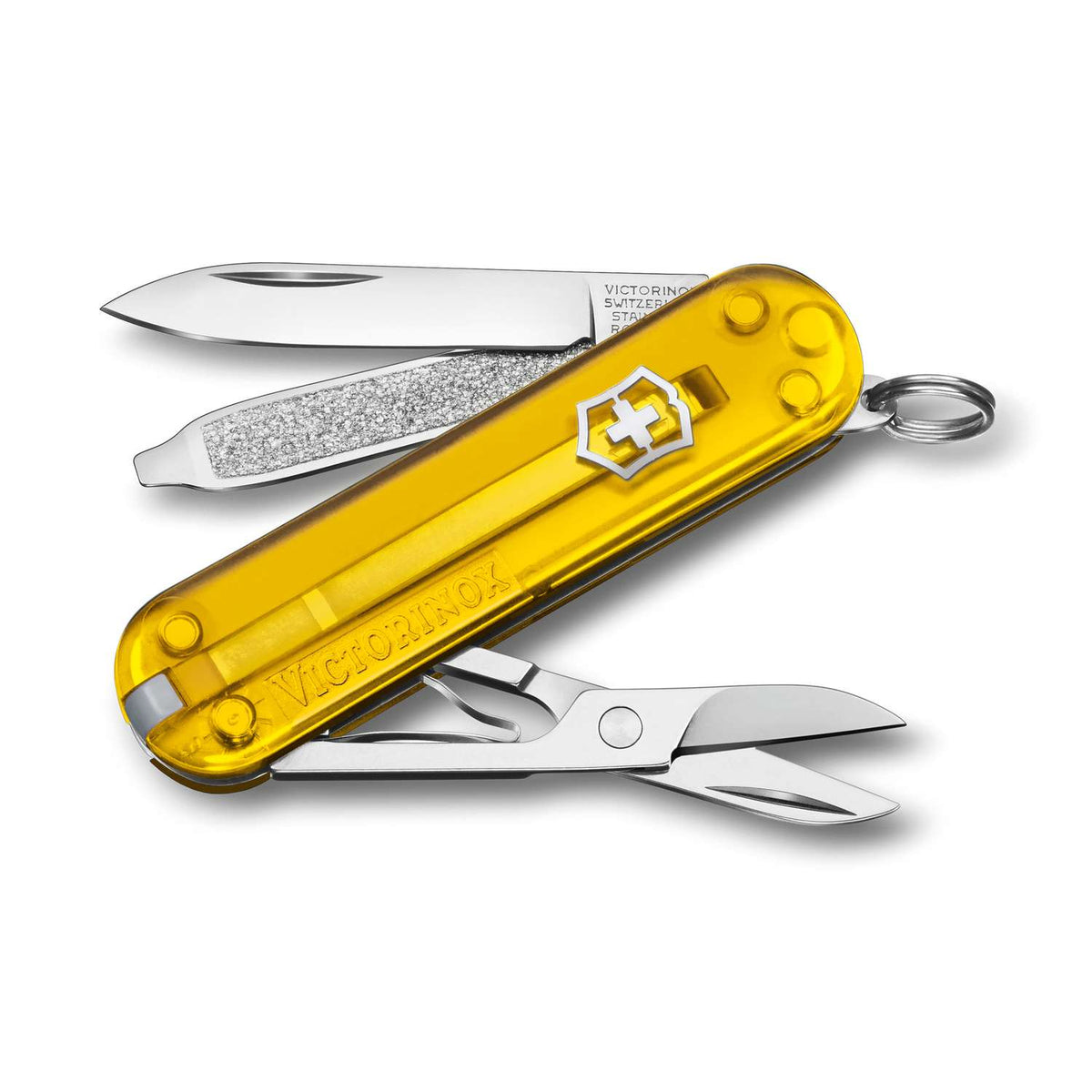 Victorinox Classic SD Swiss Army Knife 58 mm 7 Functions Yellow Transparent Tuscan Sun