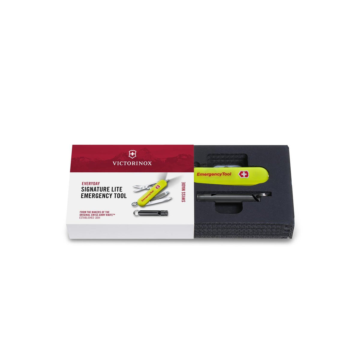 Victorinox Signature Lite Emergency Tool Swiss Army Multitool 58 mm 8 Functions Yellow Luminescent
