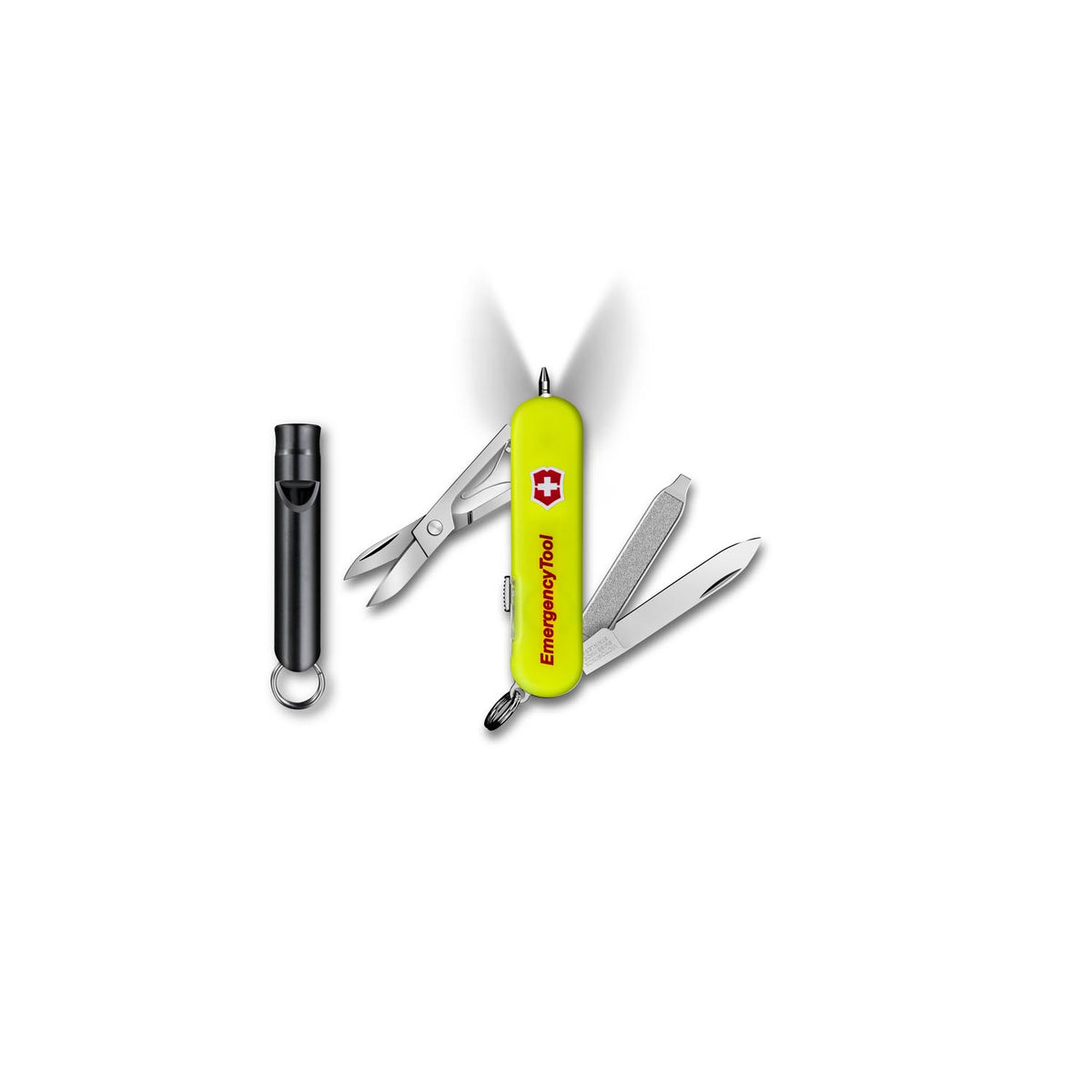 Victorinox Signature Lite Emergency Tool Swiss Army Multitool 58 mm 8 Functions Yellow Luminescent