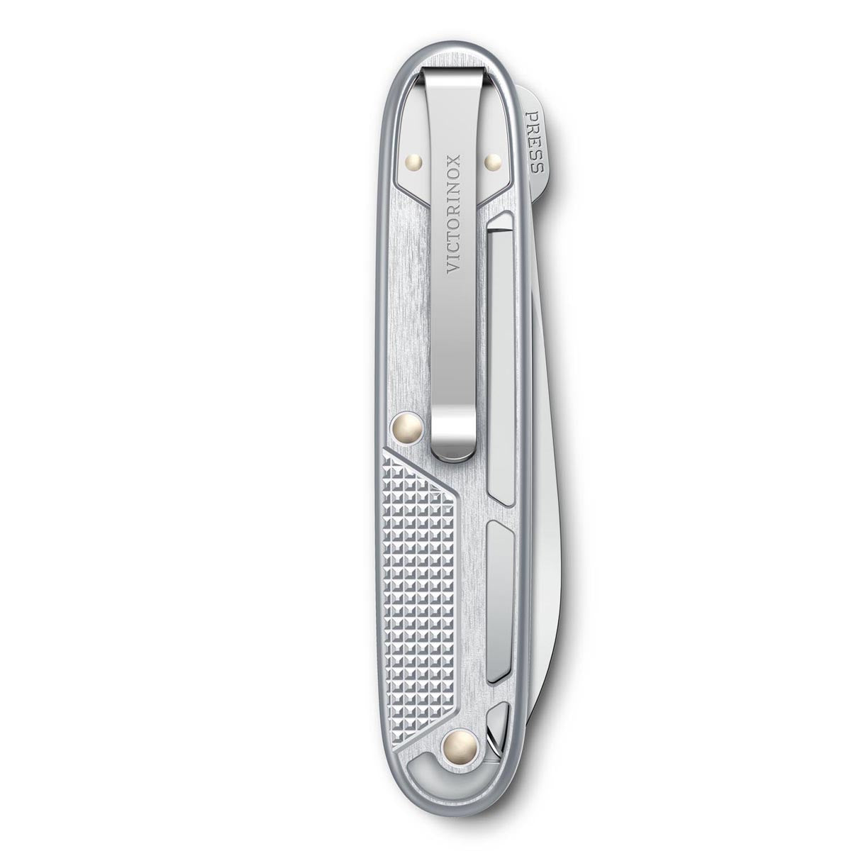 Victorinox Onefold Alox Swiss Army Kinfe 93 mm 2 Functions Aluminium Scales Silver 0.8006.26