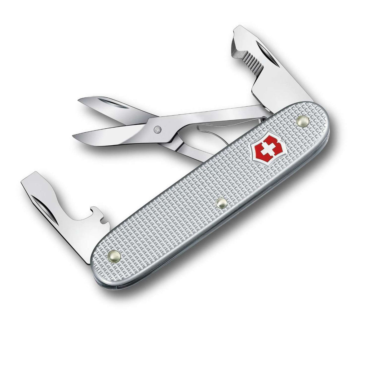 Victorinox Companion Slim Alox Swiss Army Knife 93 mm 6 Functions Aluminium Scales Silver 0.8170.26