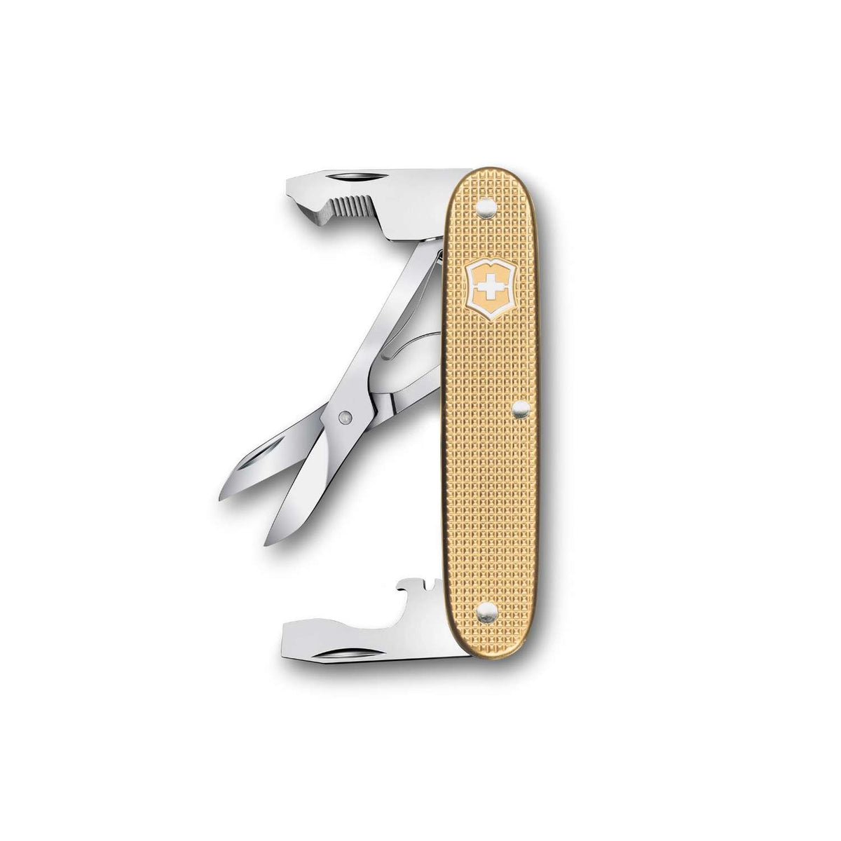 Victorinox Companion Slim Alox Swiss Army Knife 93 mm 6 Functions Aluminium Scales Gold 0.8170.28
