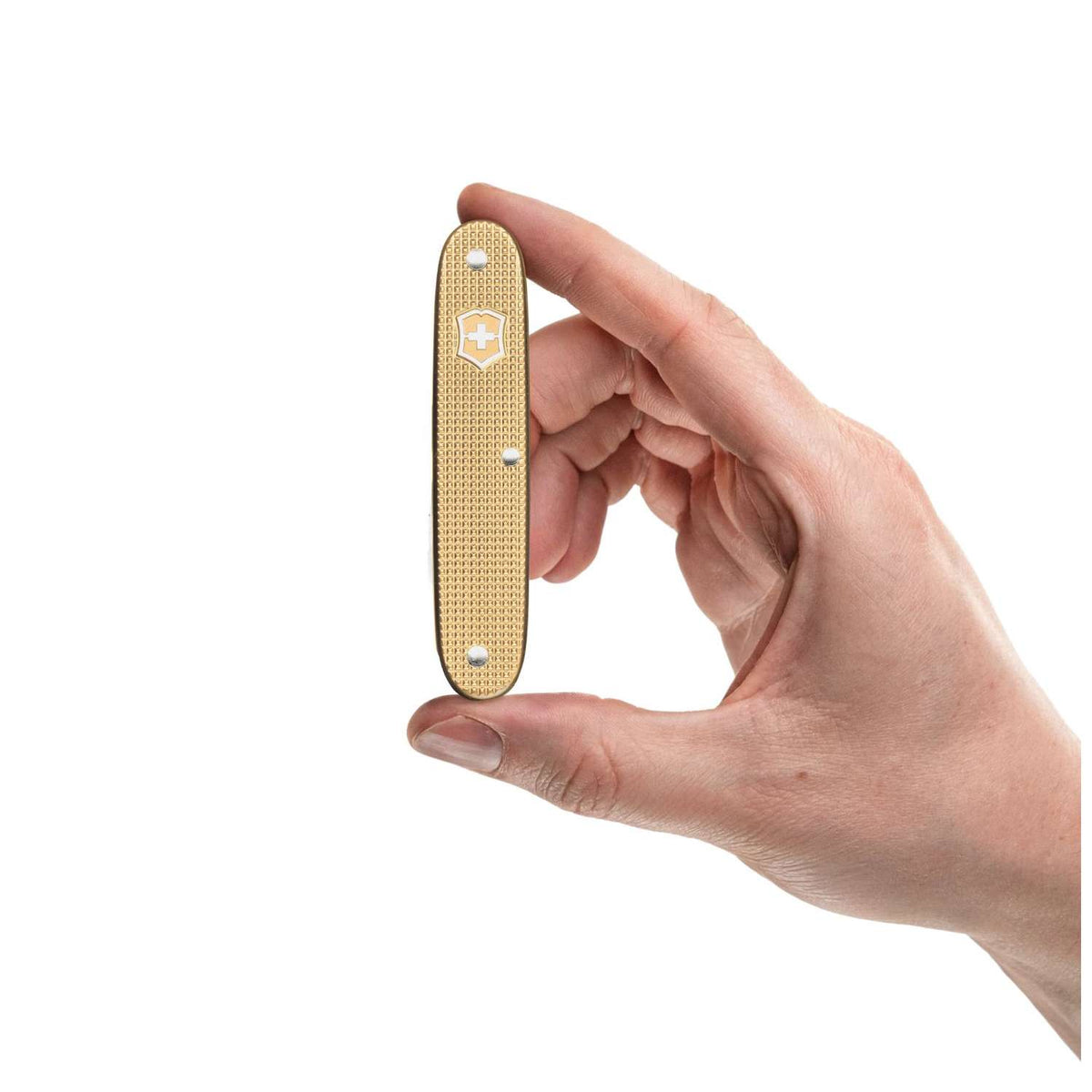 Victorinox Companion Slim Alox Swiss Army Knife 93 mm 6 Functions Aluminium Scales Gold 0.8170.28