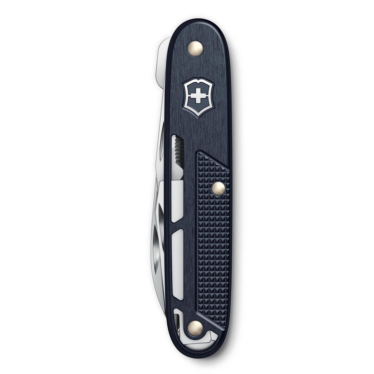 Victorinox Synergy Alox Swiss Army Kinfe 93 mm 9 Functions Aluminium Scales Dark Blue 0.8216.22