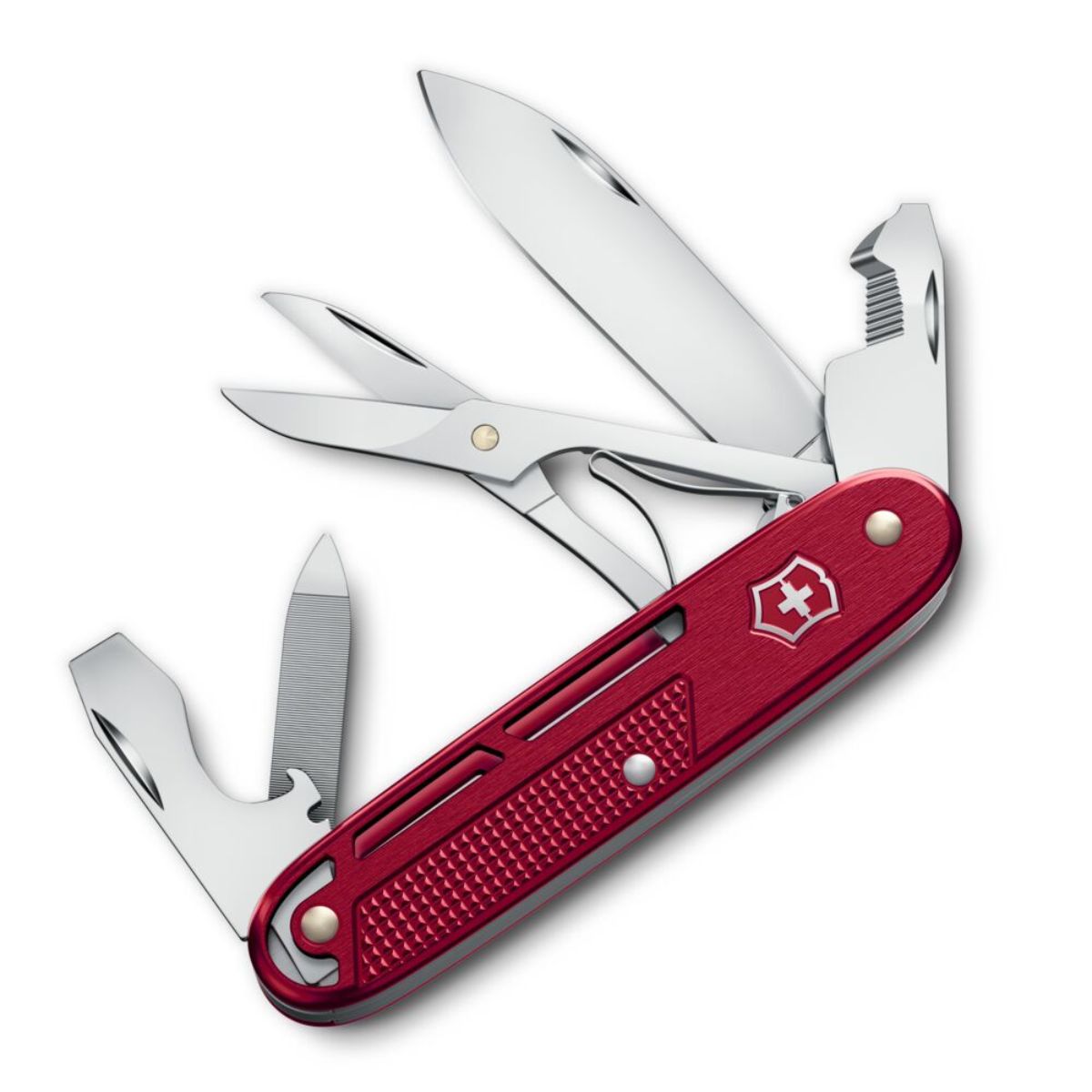 Victorinox Synergy X Alox Swiss Army Kinfe 93 mm 10 Functions Aluminium Scales Red 0.8226.20