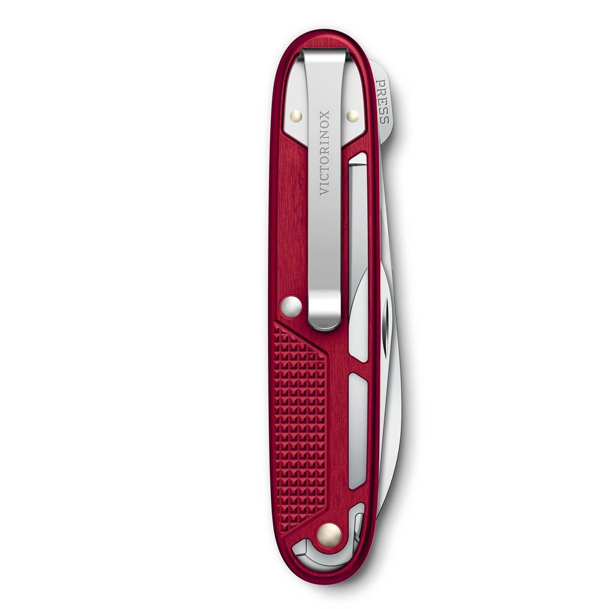 Victorinox Synergy Alox Swiss Army Kinfe 93 mm 9 Functions Aluminium Scales Red 0.8216.20