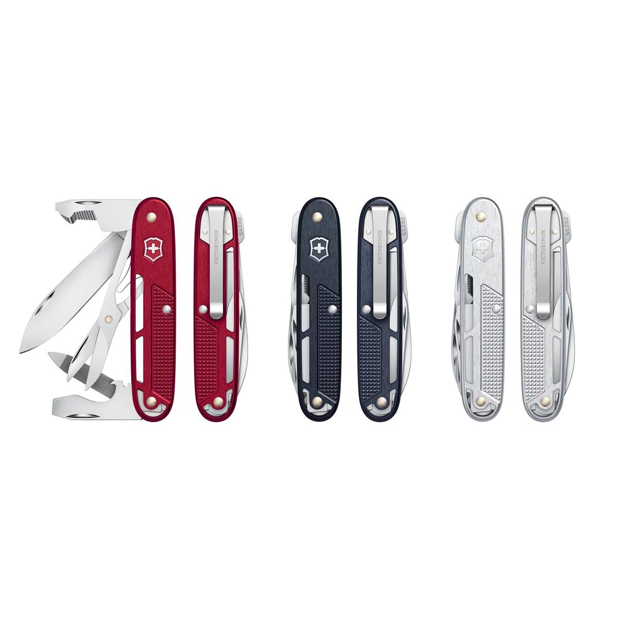 Victorinox Onefold Alox Swiss Army Kinfe 93 mm 2 Functions Aluminium Scales Red 0.8006.20