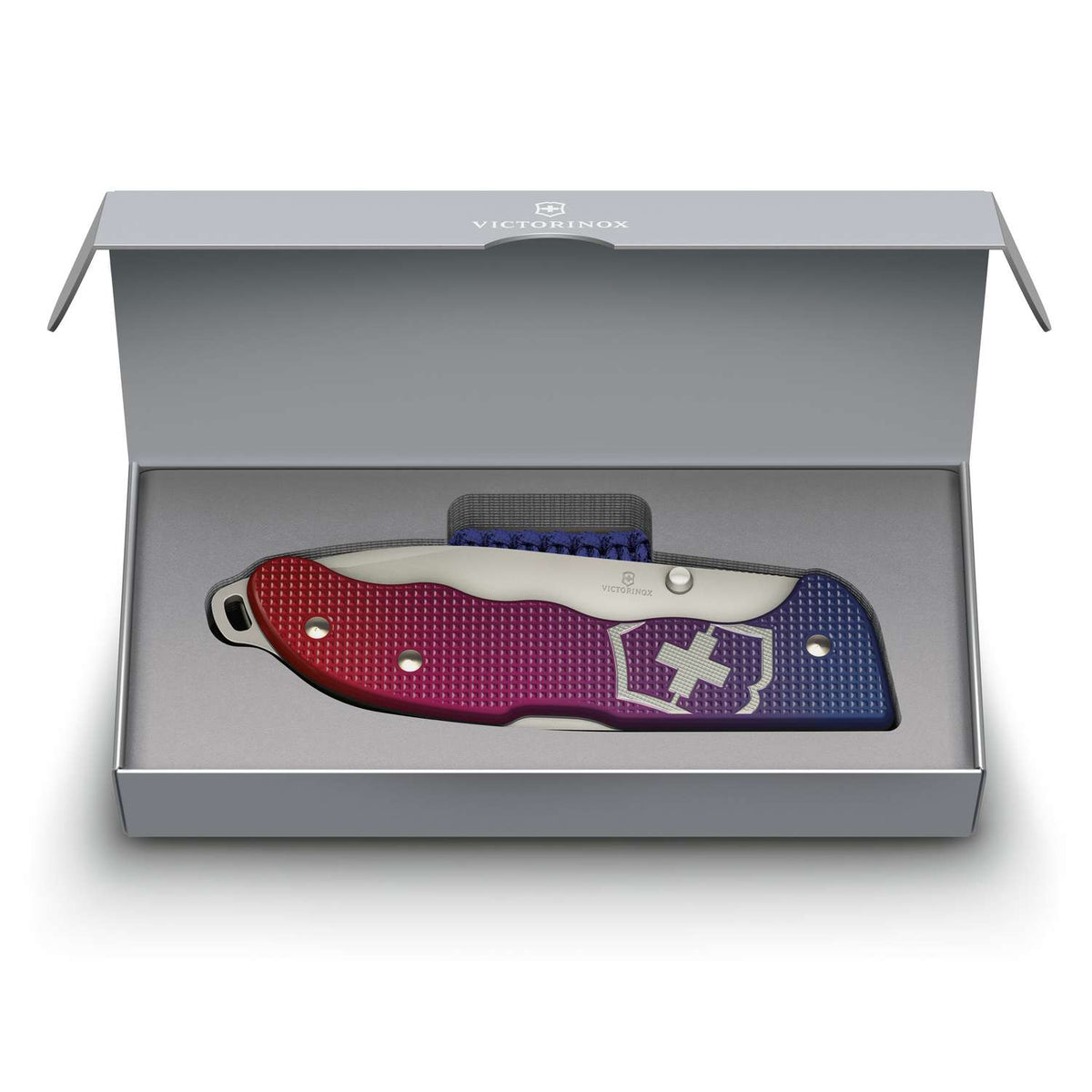 Victorinox Evoke Alox Swiss Army Knife 136 mm 5 Functions Aluminium Scales Purple