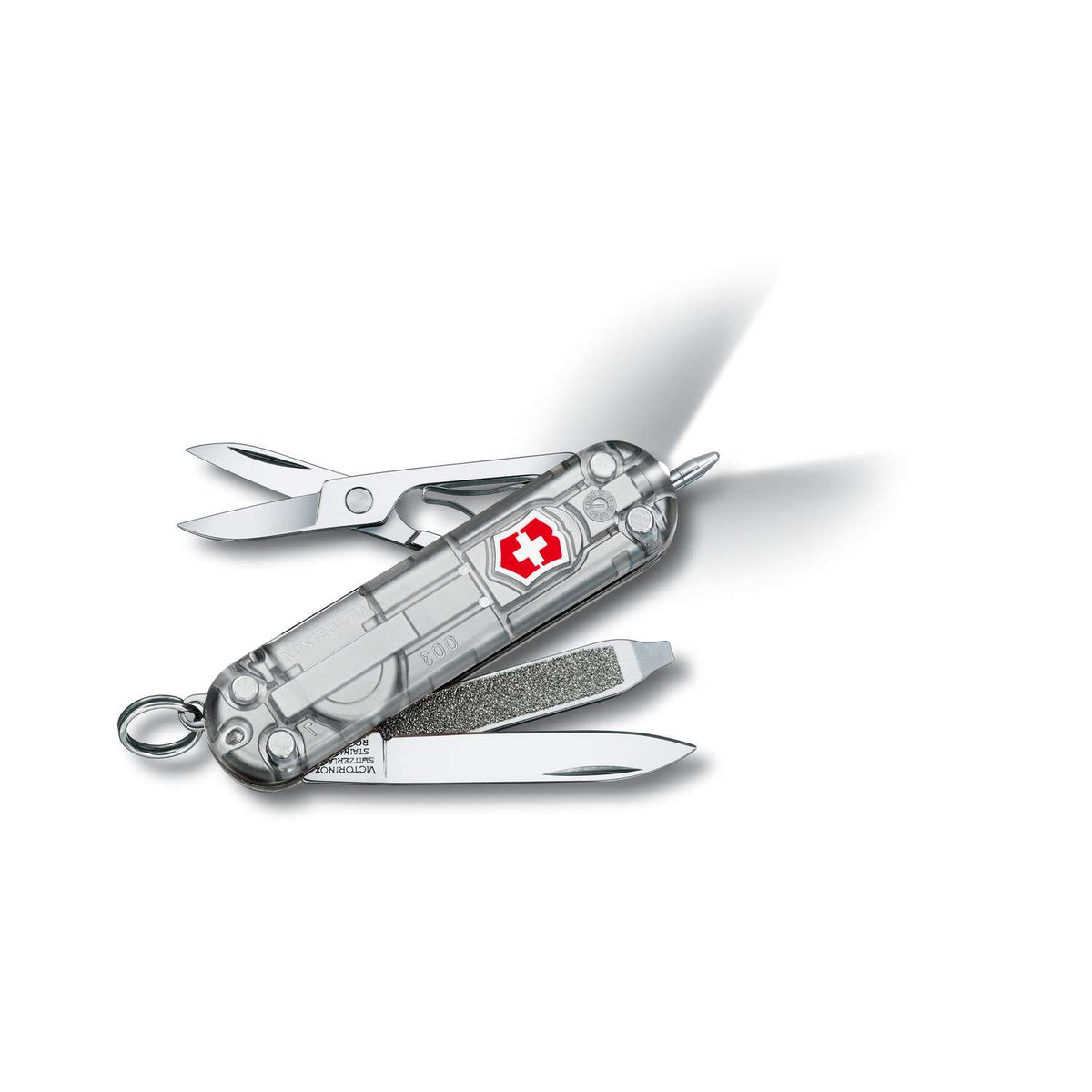 Victorinox Signature Lite Swiss Army Knife 58 mm 7 Functions Silver Transparent 0.6226.T7