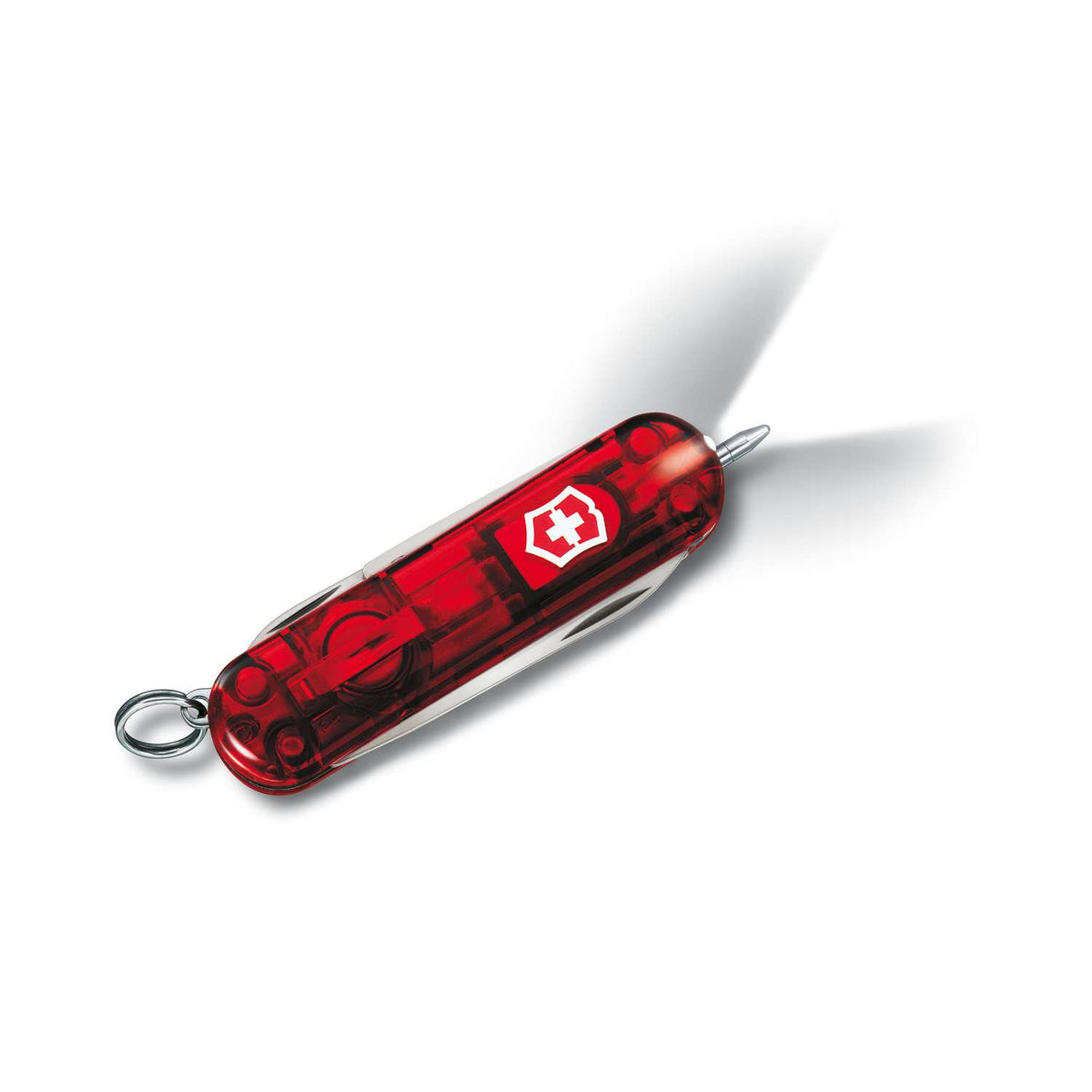 Victorinox Signature Lite Swiss Army Knife 58 mm 7 Functions Red Transparent 0.6226.T