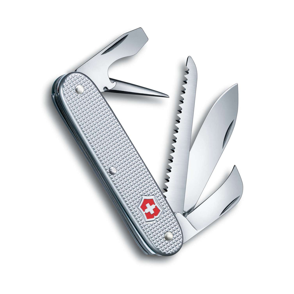 Victorinox Swiss Army 7 Alox Swiss Army Knife 93 mm 7 Functions Aluminium Scales Silver 0.8150.26