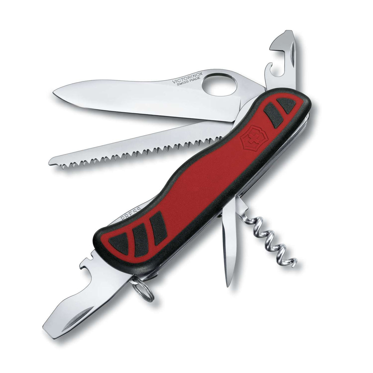 Victorinox Forester M Grip Swiss Army Knife 111 mm 10 Functions Red 0.8361.MC