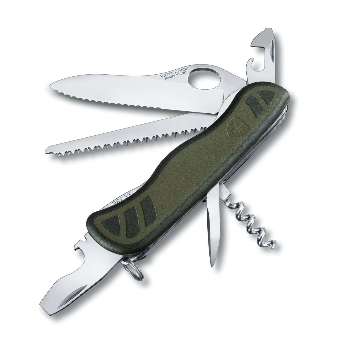 Victorinox Swiss Soldier'S Knife 08 Swiss Army Knife 111 mm 10 Functions Olive