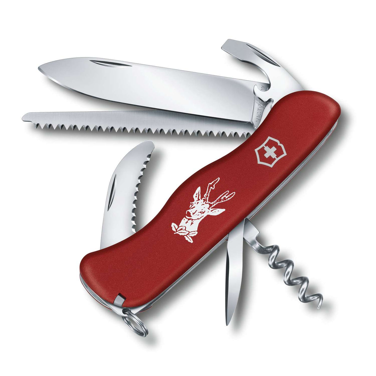 Victorinox Hunter Swiss Army Knife 111 mm 12 Functions Red 0.8573
