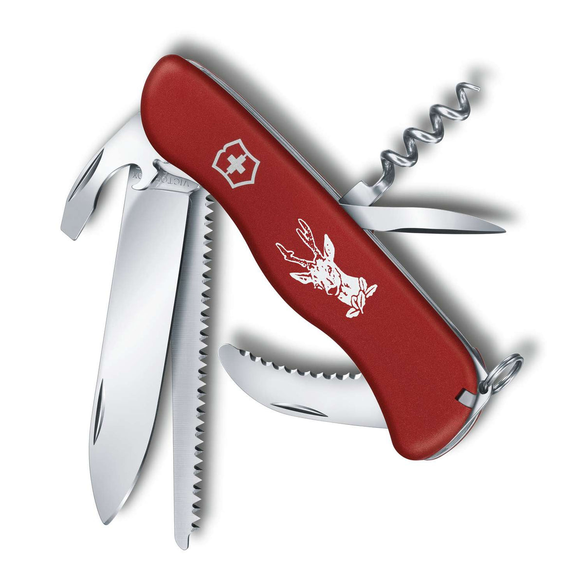 Victorinox Hunter Swiss Army Knife 111 mm 12 Functions Red 0.8573