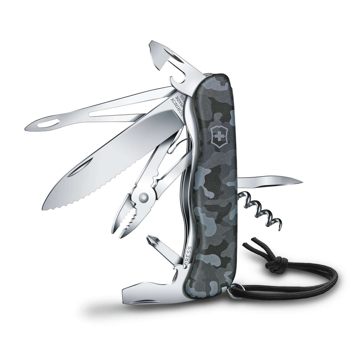 Victorinox Skipper W Swiss Army Knife 111 mm 18 Functions Gray Navy Camouflage