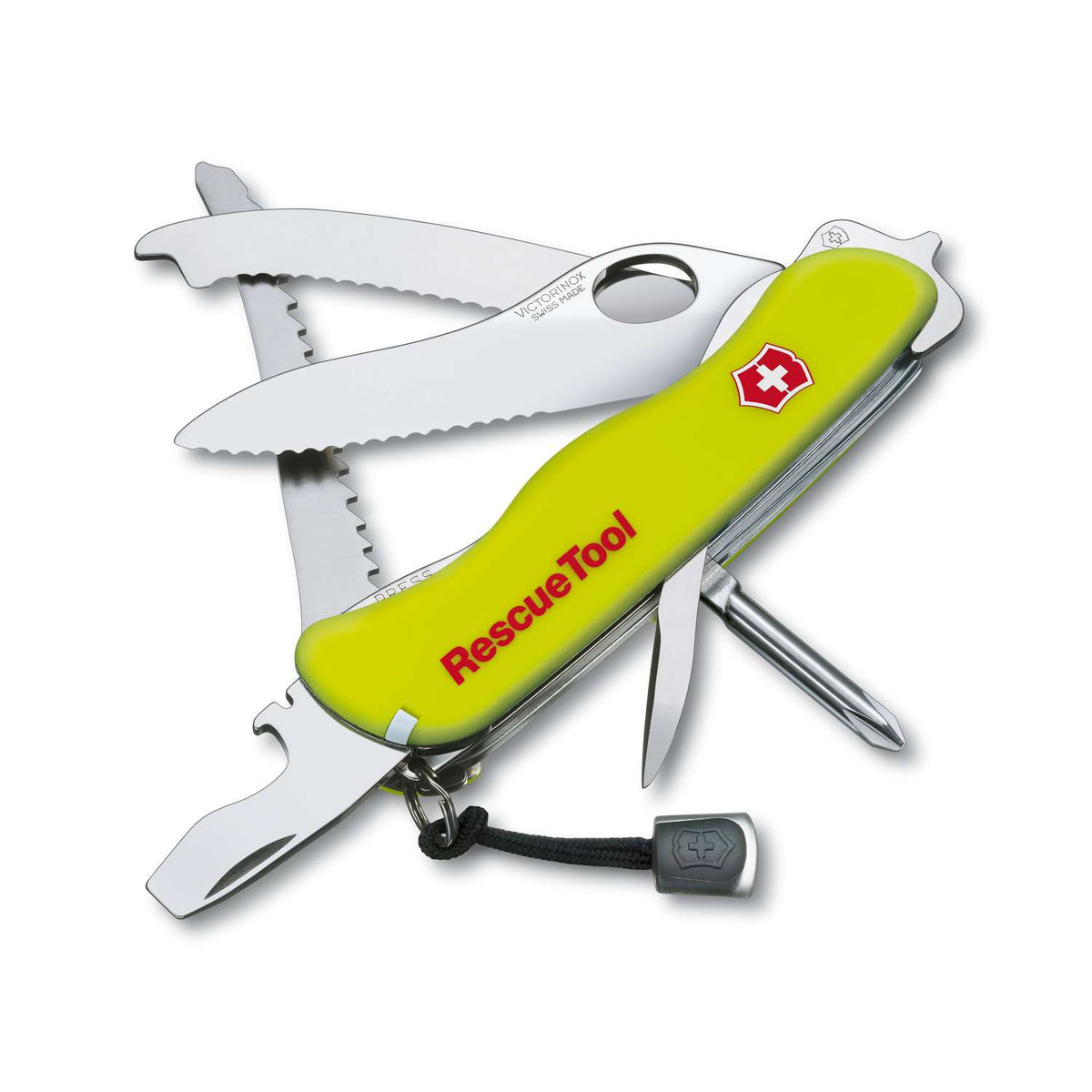 Victorinox Rescue Tool MW Swiss Army Knife 111 mm 13 Functions Yellow Luminescent 0.8623.MWN