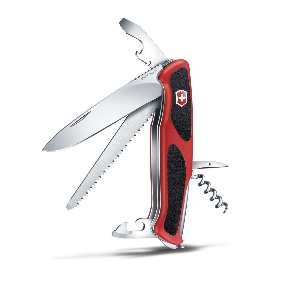 Victorinox Ranger 55 Grip Swiss Army Knife 130 mm 12 Functions Red 0.9563.C