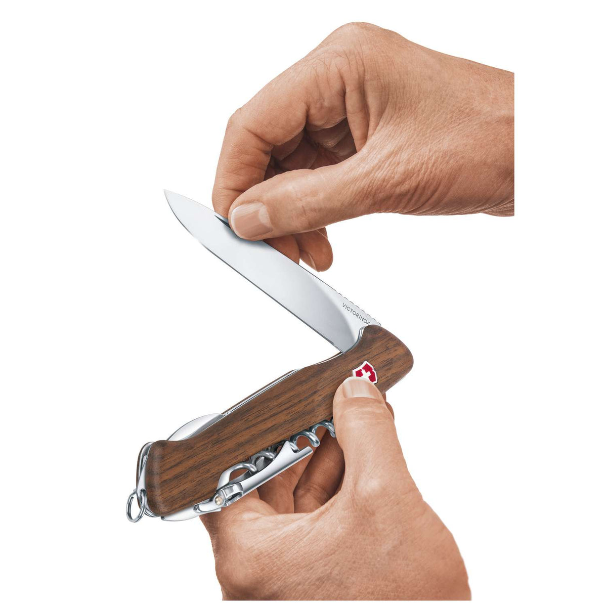 Victorinox Wine Master Wood Swiss Army Knife 130 mm 6 Functions Wooden Scales Brown 0.9701.63