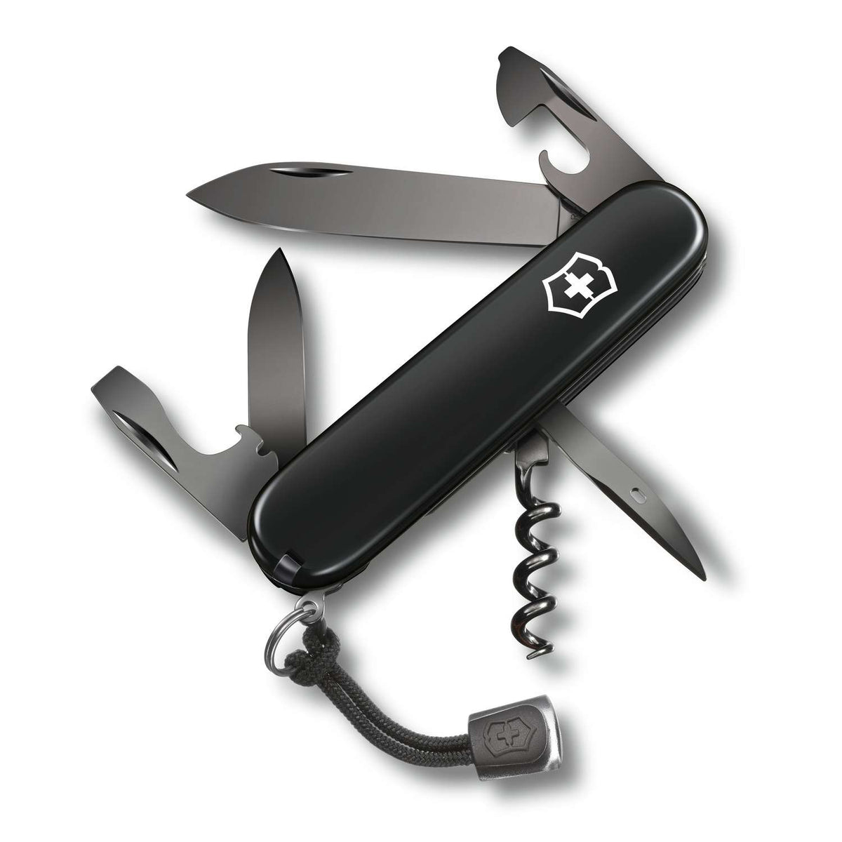 Victorinox Spartan Onyx Black Swiss Army Knife 91 mm 12 Functions Black 1.3603.31P