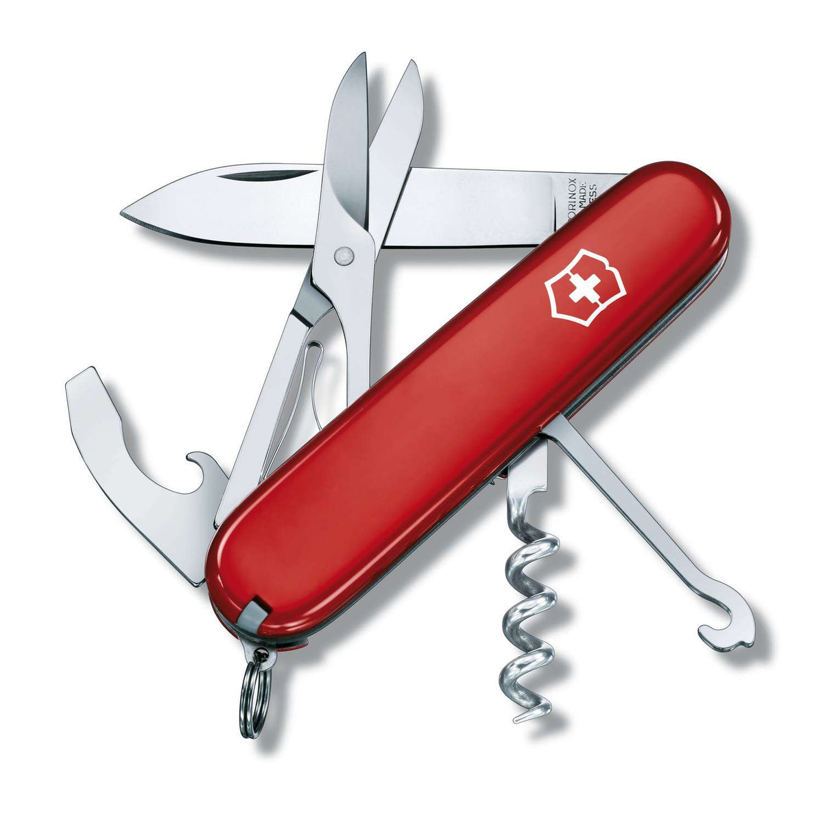 Victorinox Compact Swiss Army Knife 91 mm 15 Functions Red 1.3405