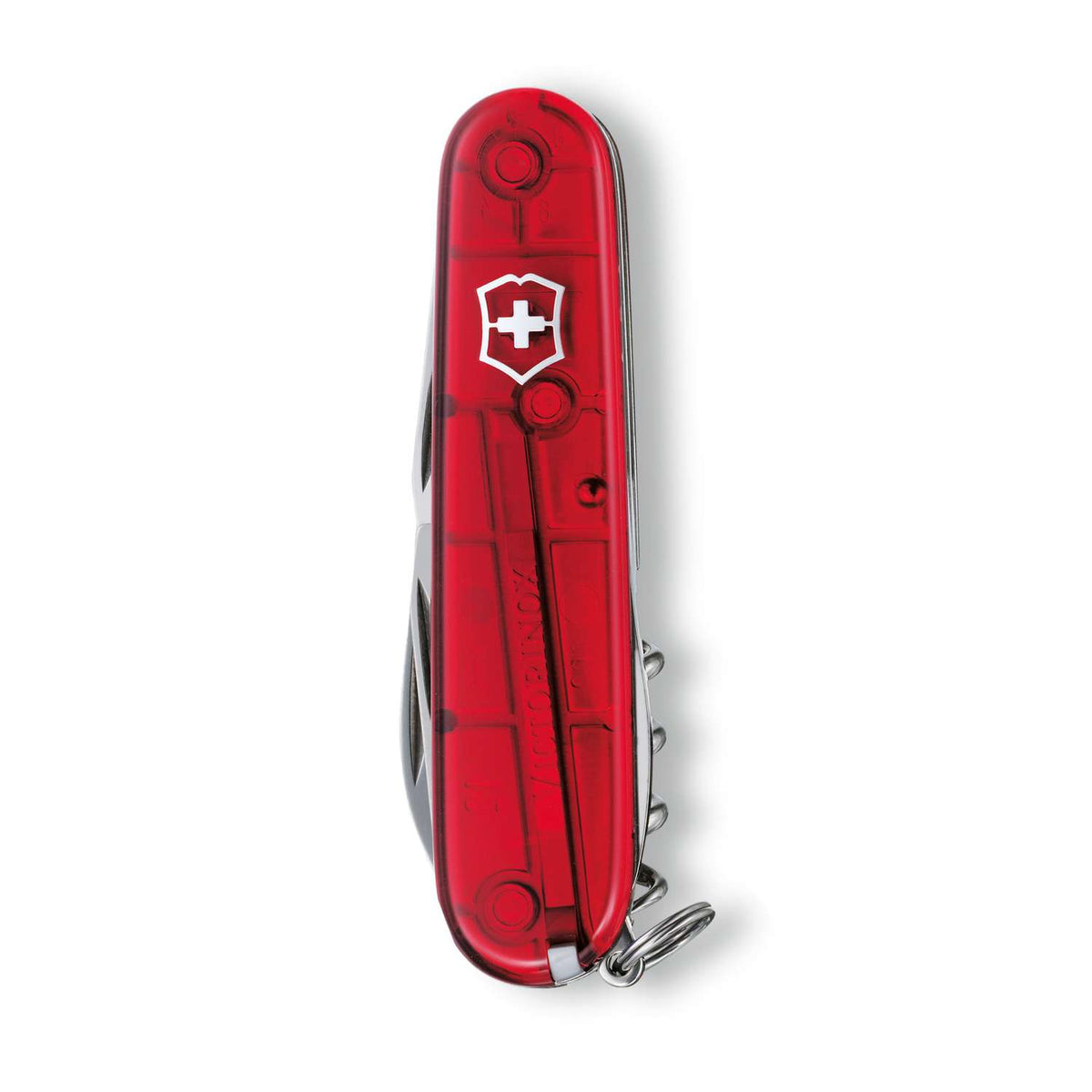 Victorinox Spartan Swiss Army Knife 91 mm 12 Functions Red Transparent 1.3603.T