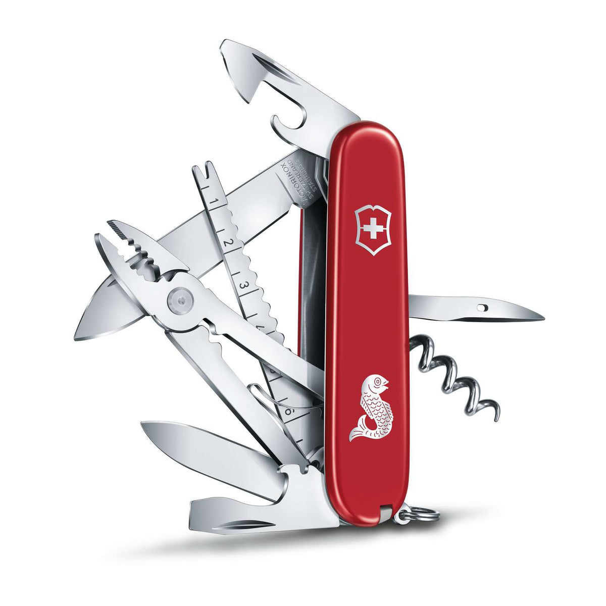Victorinox Angler Swiss Army Knife 91 mm 19 Functions Red 1.3653.72
