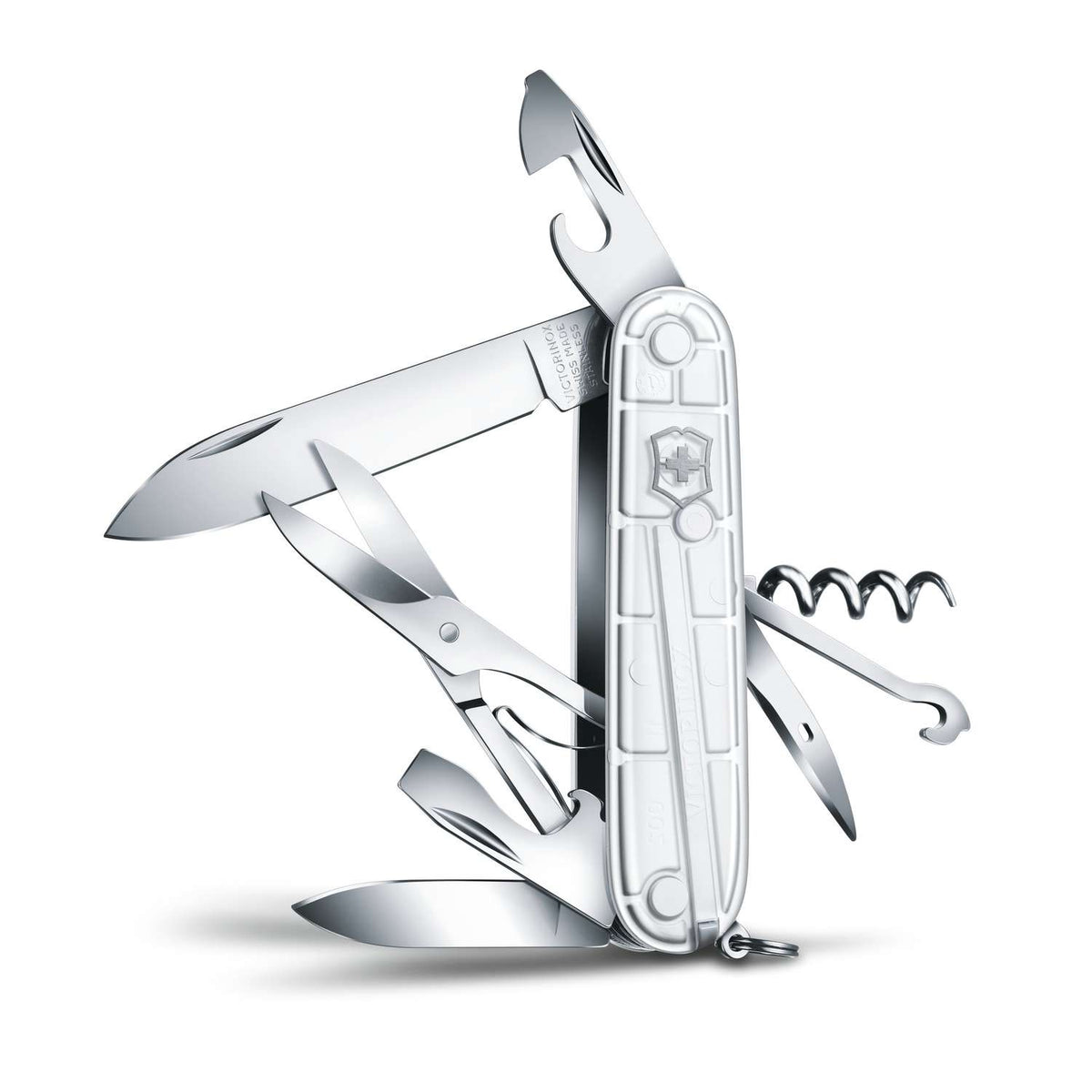 Victorinox Climber Swiss Army Knife 91 mm 14 Functions Silver Transparent 1.3703.T7
